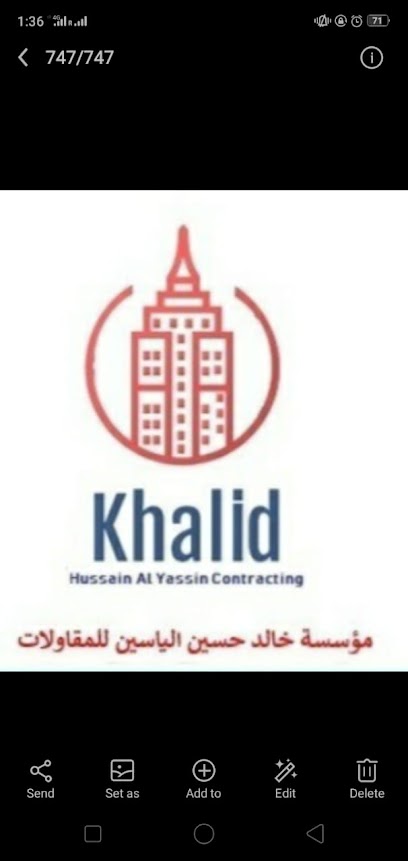 Khalid Hussain Al Yassin Contracting Co. - Saudi Arabia|Al Khobar 34225|Khalid Bin Waleed Street
