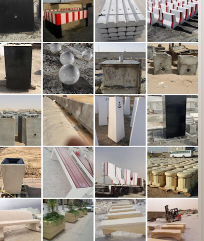 GRC, GRG and Concrete Jersey Barriers, Manholes & Precast Concrete Products Factory. Also we providing Fit-out ,PMC services -  - +966 58 258 6261